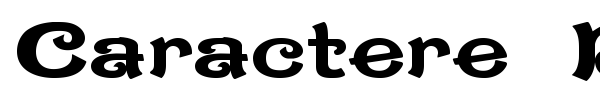 Caractere Doublet font preview